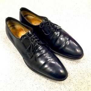 CHRISTIAN DIOR Sz 41 Black preowned derby’s